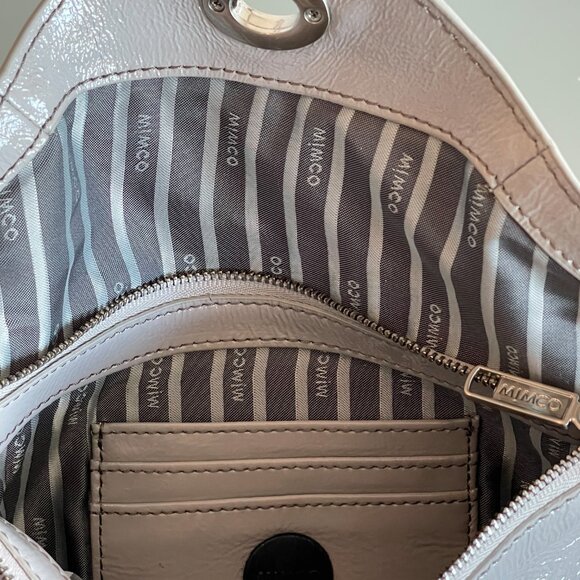 MIMCO Dove Grey Electro Envelope Clutch Wristlet - Picture 6 of 9